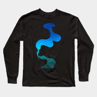 Blue Smoke Long Sleeve T-Shirt